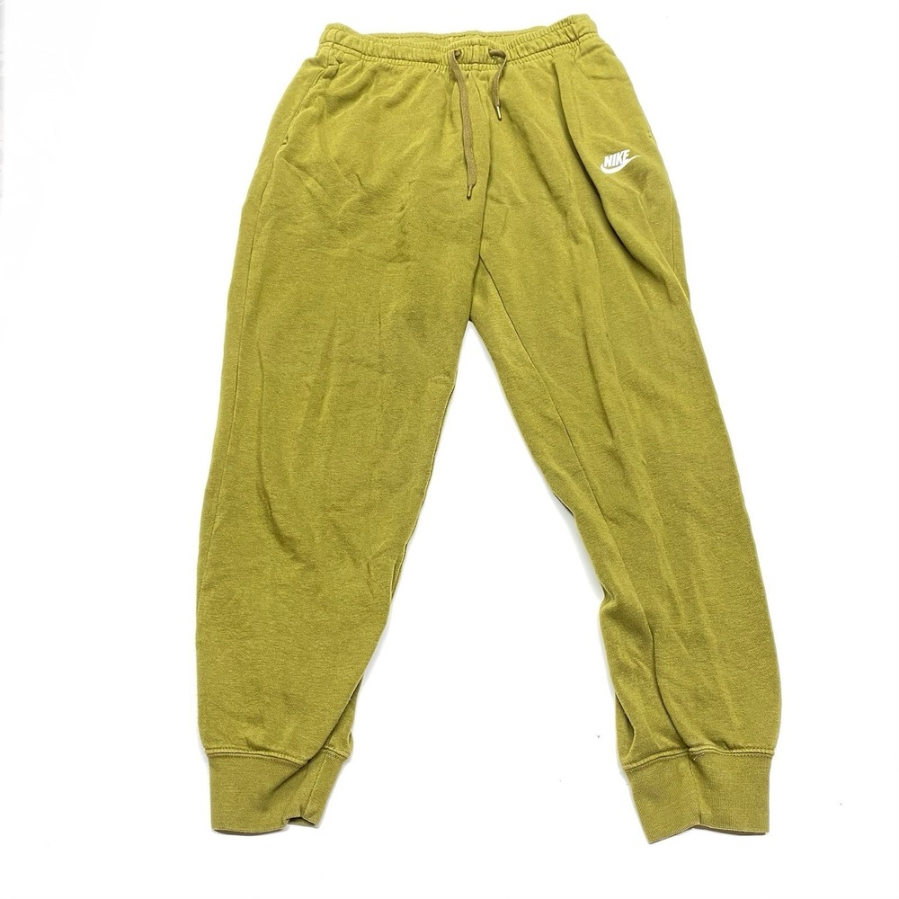 Nike Essential Fleece Sweatpants Joggers Women's Small Olive Green